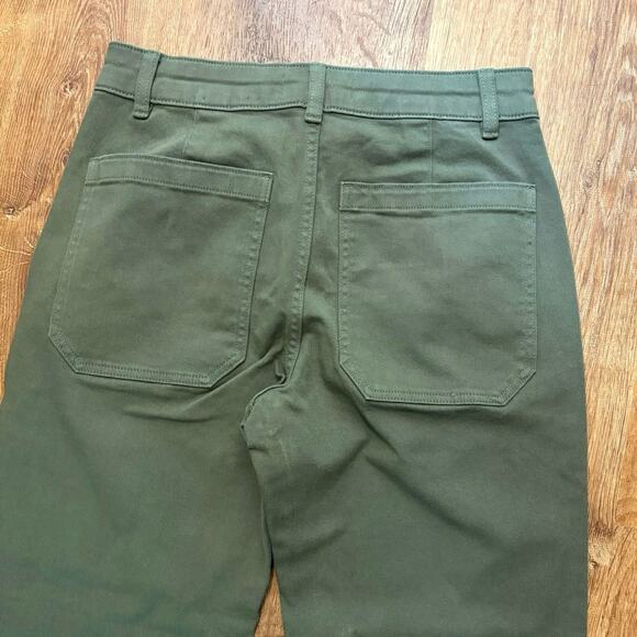 NWOT Everlane Utility Straight Leg Pant Green Size 6 - Picture 7 of 9